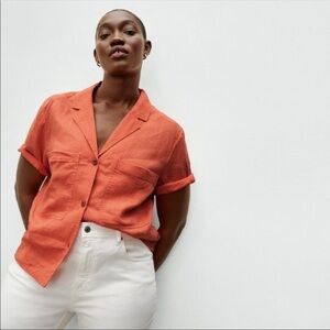 Everlane - Linen Workwear Shirt - Size Medium